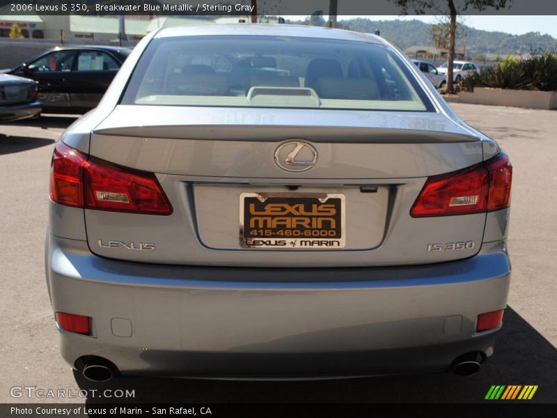 Breakwater Blue Metallic / Sterling Gray 2006 Lexus IS 350