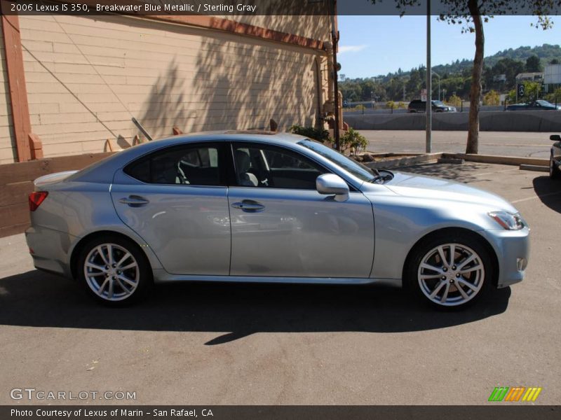 Breakwater Blue Metallic / Sterling Gray 2006 Lexus IS 350