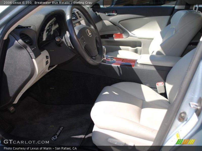 Breakwater Blue Metallic / Sterling Gray 2006 Lexus IS 350
