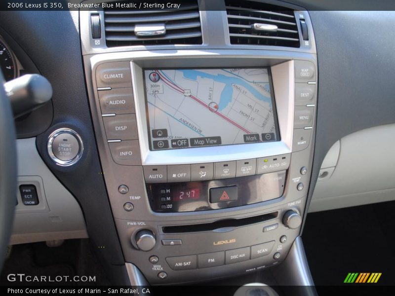 Breakwater Blue Metallic / Sterling Gray 2006 Lexus IS 350