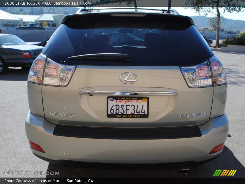 Bamboo Pearl / Ivory 2008 Lexus RX 350 AWD