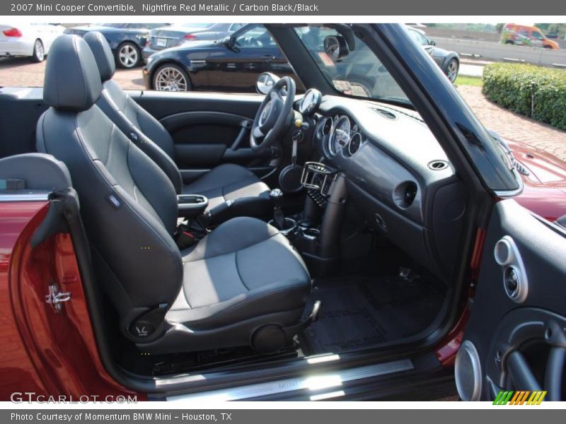 Nightfire Red Metallic / Carbon Black/Black 2007 Mini Cooper Convertible