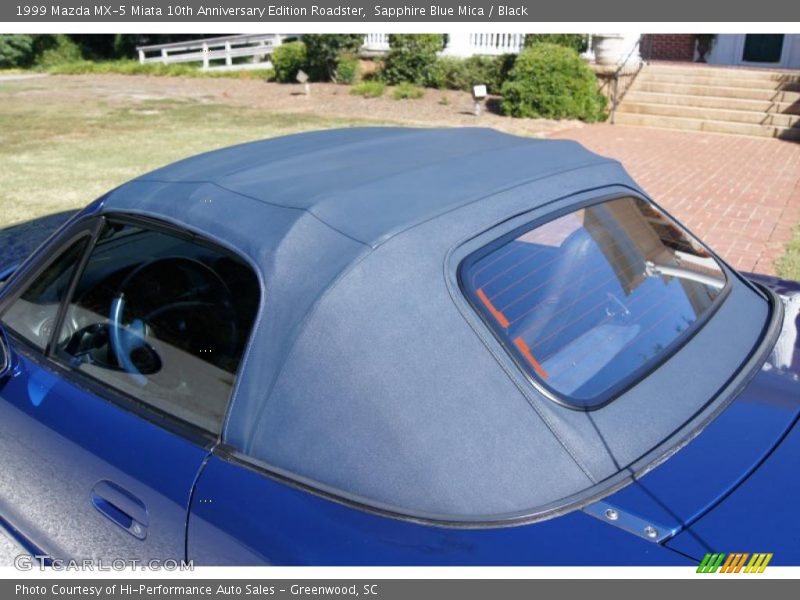 Sapphire Blue Mica / Black 1999 Mazda MX-5 Miata 10th Anniversary Edition Roadster