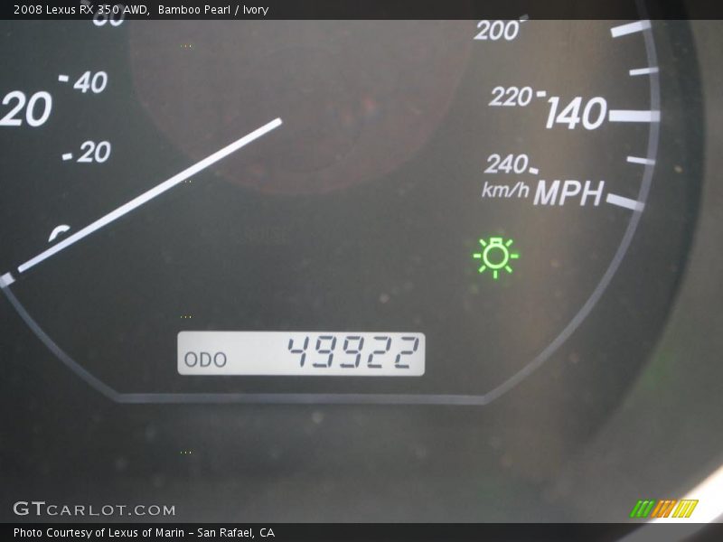 Bamboo Pearl / Ivory 2008 Lexus RX 350 AWD