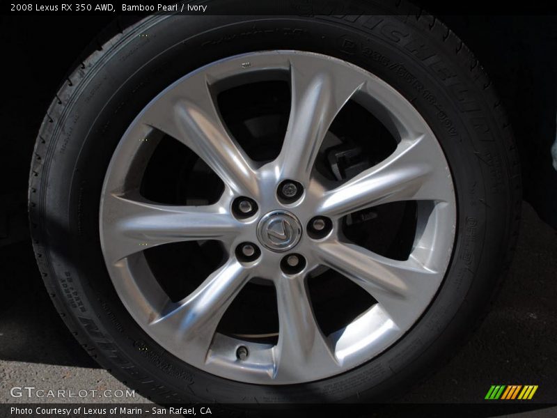 Bamboo Pearl / Ivory 2008 Lexus RX 350 AWD