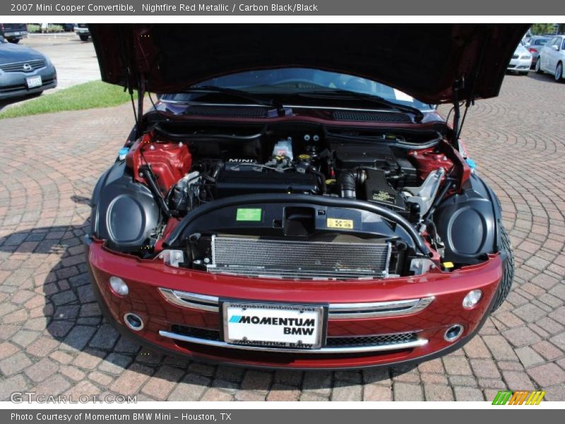 Nightfire Red Metallic / Carbon Black/Black 2007 Mini Cooper Convertible