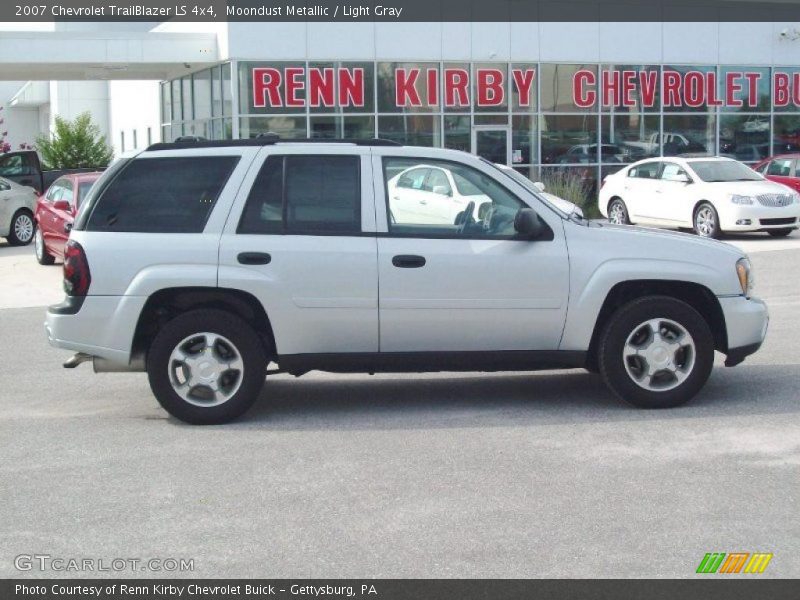 Moondust Metallic / Light Gray 2007 Chevrolet TrailBlazer LS 4x4
