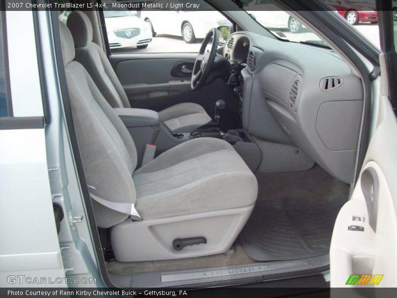 Moondust Metallic / Light Gray 2007 Chevrolet TrailBlazer LS 4x4