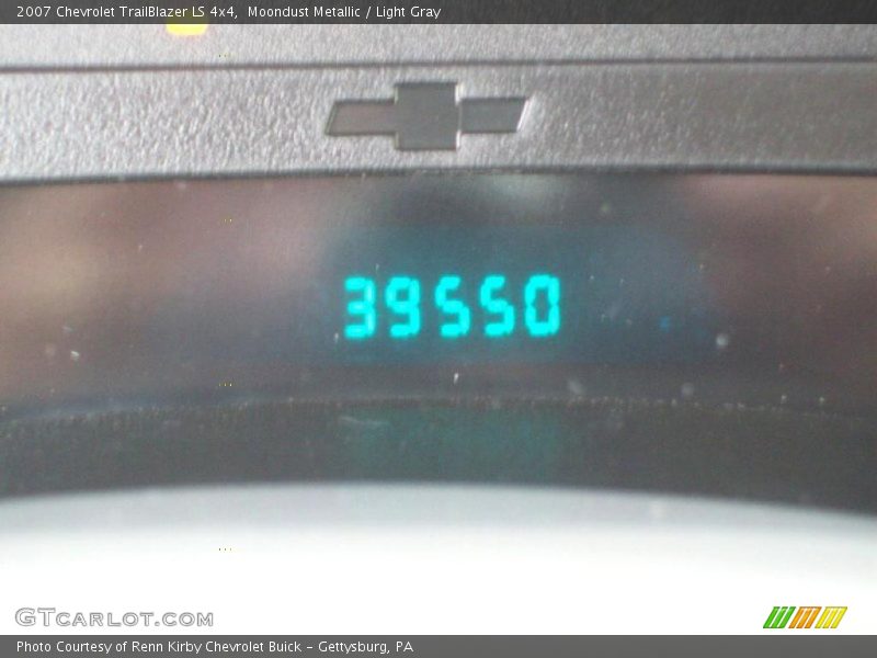 Moondust Metallic / Light Gray 2007 Chevrolet TrailBlazer LS 4x4