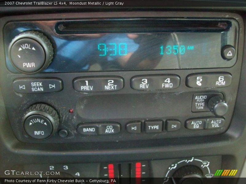 Moondust Metallic / Light Gray 2007 Chevrolet TrailBlazer LS 4x4