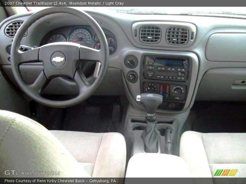 Moondust Metallic / Light Gray 2007 Chevrolet TrailBlazer LS 4x4