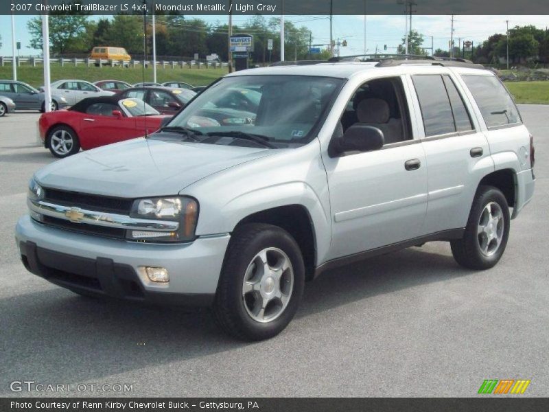 Moondust Metallic / Light Gray 2007 Chevrolet TrailBlazer LS 4x4