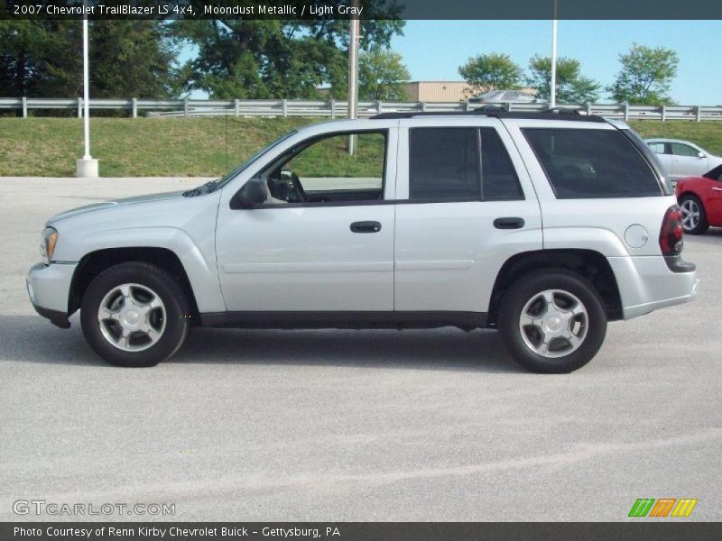 Moondust Metallic / Light Gray 2007 Chevrolet TrailBlazer LS 4x4
