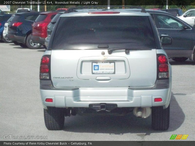 Moondust Metallic / Light Gray 2007 Chevrolet TrailBlazer LS 4x4