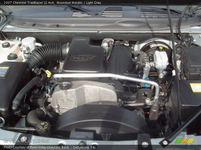 Moondust Metallic / Light Gray 2007 Chevrolet TrailBlazer LS 4x4
