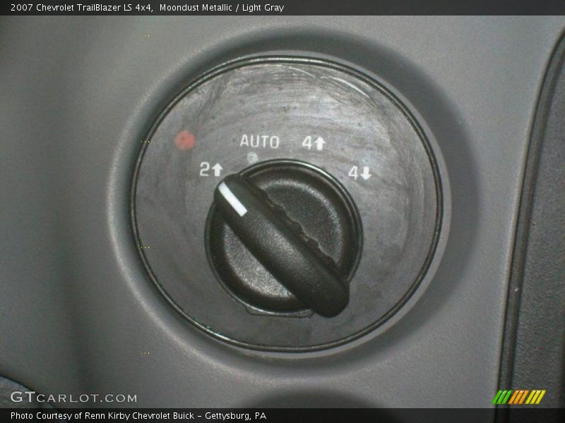 Moondust Metallic / Light Gray 2007 Chevrolet TrailBlazer LS 4x4
