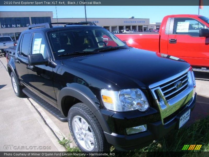 Black / Charcoal Black 2010 Ford Explorer Sport Trac XLT 4x4