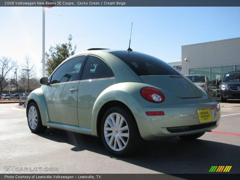 Gecko Green / Cream Beige 2008 Volkswagen New Beetle SE Coupe