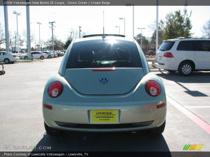Gecko Green / Cream Beige 2008 Volkswagen New Beetle SE Coupe
