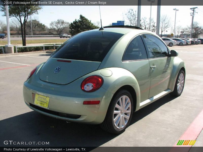 Gecko Green / Cream Beige 2008 Volkswagen New Beetle SE Coupe