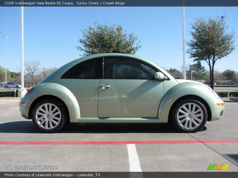 Gecko Green / Cream Beige 2008 Volkswagen New Beetle SE Coupe