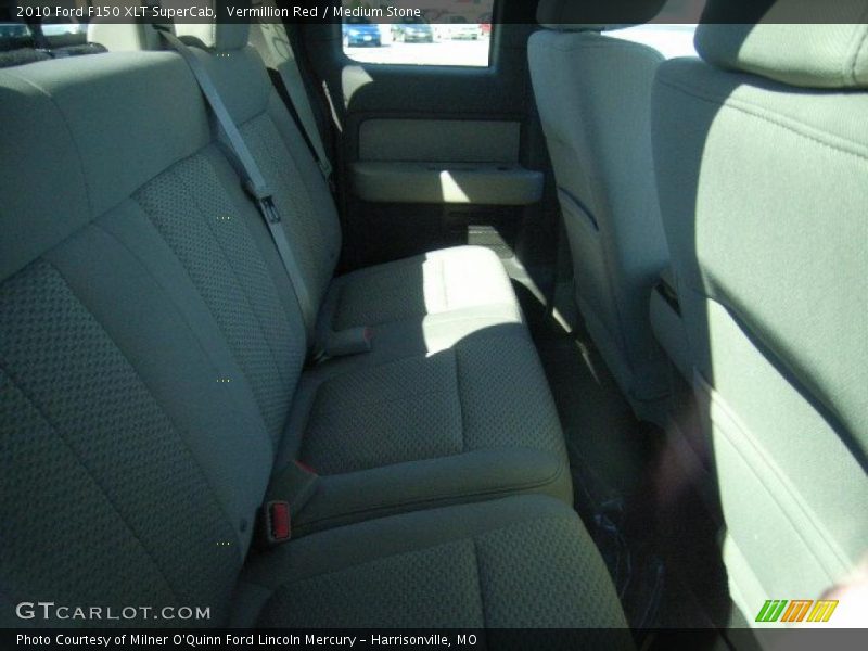 Vermillion Red / Medium Stone 2010 Ford F150 XLT SuperCab