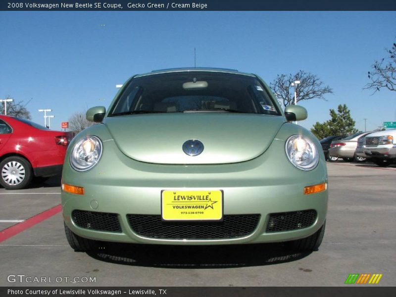 Gecko Green / Cream Beige 2008 Volkswagen New Beetle SE Coupe