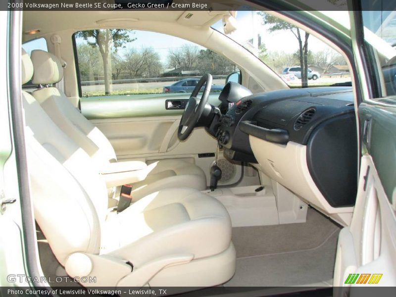 Gecko Green / Cream Beige 2008 Volkswagen New Beetle SE Coupe