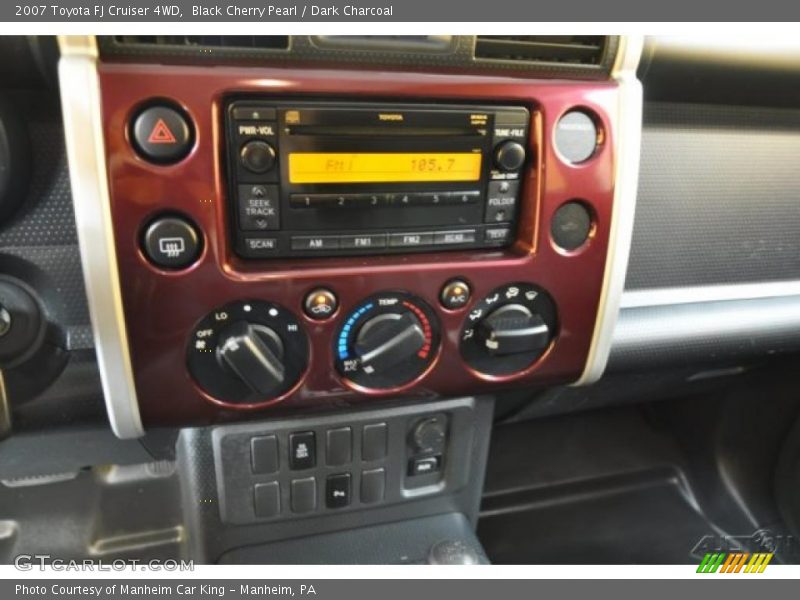 Black Cherry Pearl / Dark Charcoal 2007 Toyota FJ Cruiser 4WD