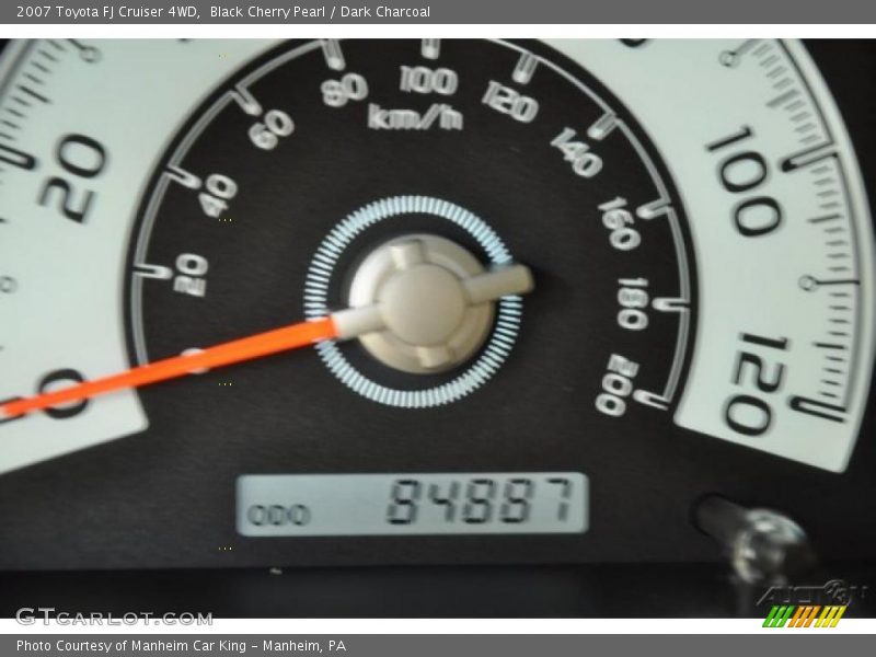 Black Cherry Pearl / Dark Charcoal 2007 Toyota FJ Cruiser 4WD