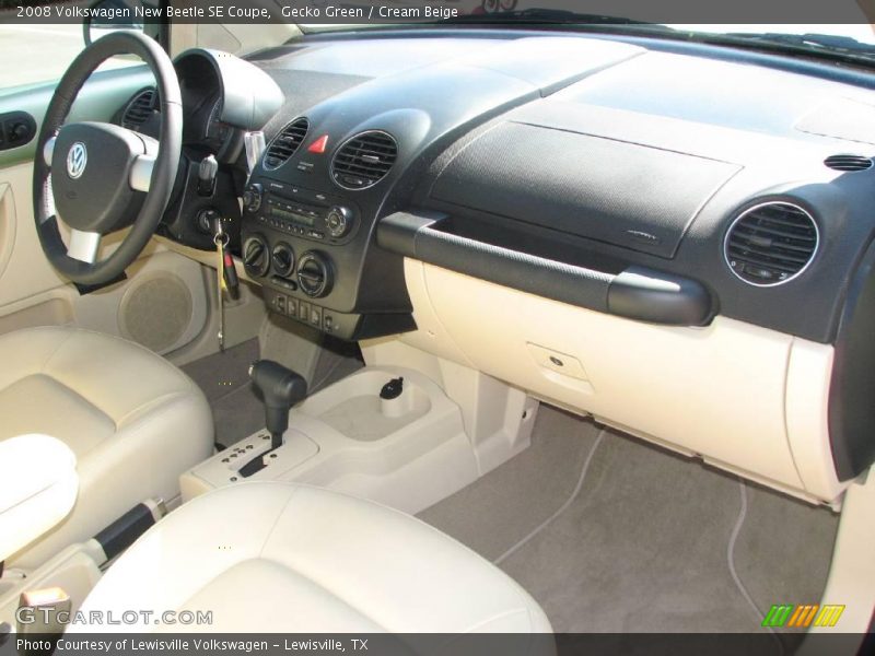 Gecko Green / Cream Beige 2008 Volkswagen New Beetle SE Coupe