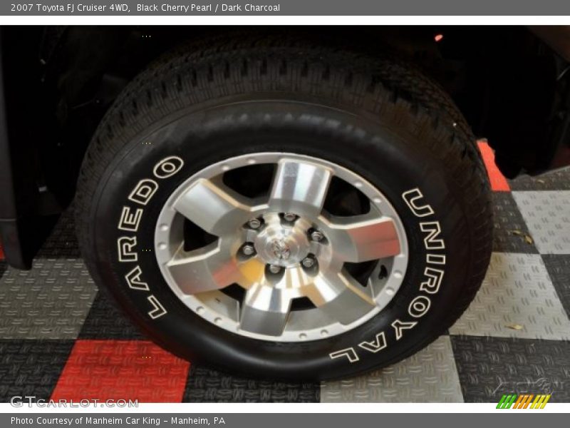 Black Cherry Pearl / Dark Charcoal 2007 Toyota FJ Cruiser 4WD