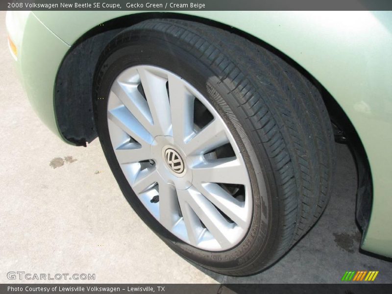 Gecko Green / Cream Beige 2008 Volkswagen New Beetle SE Coupe