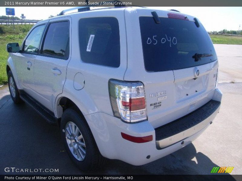 White Suede / Stone/Greystone 2011 Mercury Mariner Premier V6 AWD