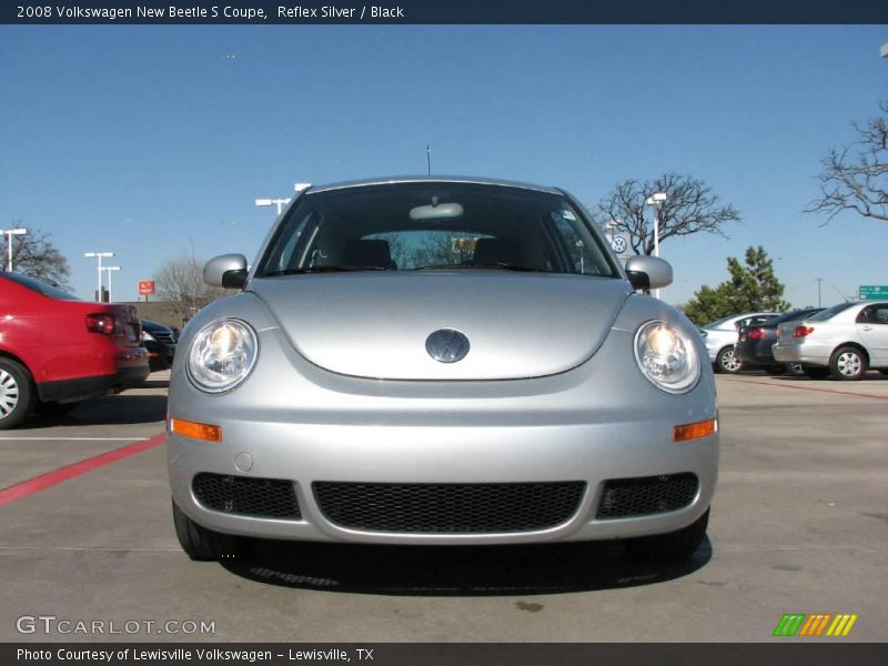 Reflex Silver / Black 2008 Volkswagen New Beetle S Coupe