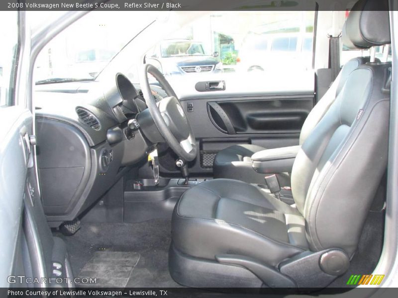 Reflex Silver / Black 2008 Volkswagen New Beetle S Coupe