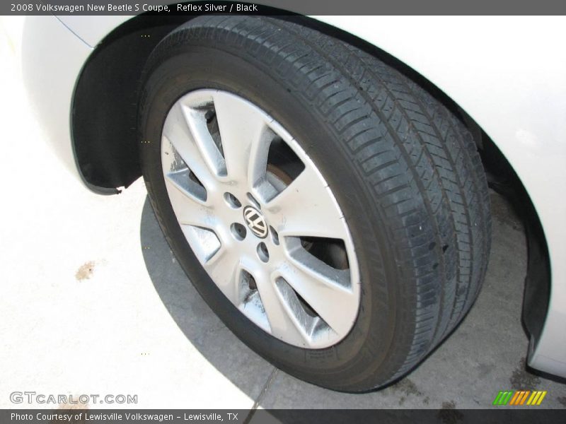 Reflex Silver / Black 2008 Volkswagen New Beetle S Coupe