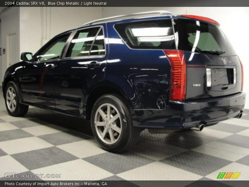 Blue Chip Metallic / Light Neutral 2004 Cadillac SRX V8