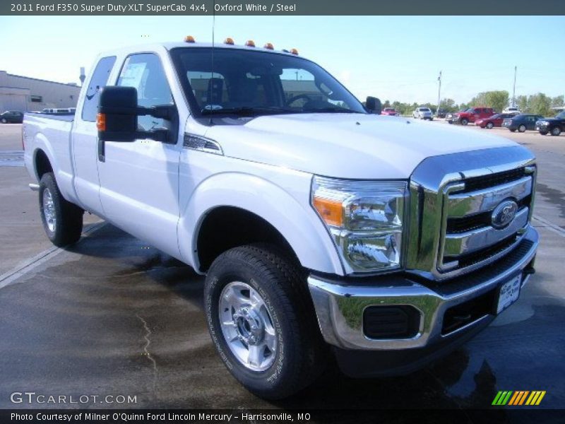 Oxford White / Steel 2011 Ford F350 Super Duty XLT SuperCab 4x4