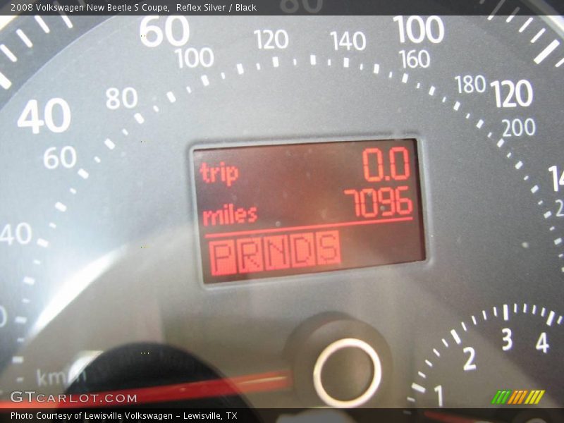 Reflex Silver / Black 2008 Volkswagen New Beetle S Coupe
