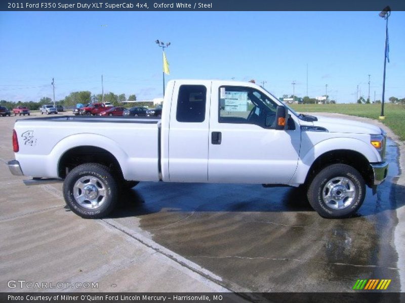 Oxford White / Steel 2011 Ford F350 Super Duty XLT SuperCab 4x4