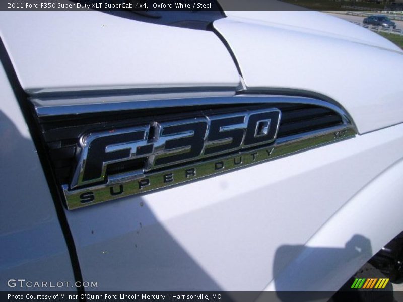 Oxford White / Steel 2011 Ford F350 Super Duty XLT SuperCab 4x4