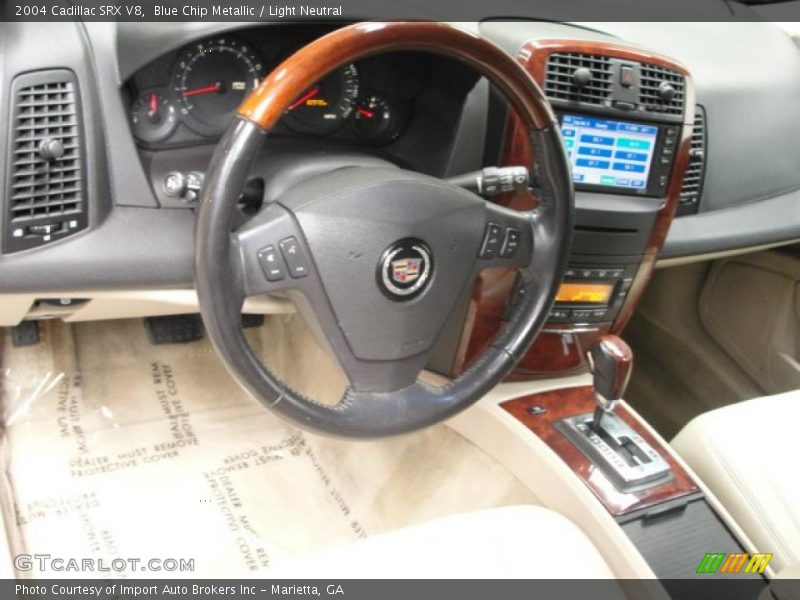 Blue Chip Metallic / Light Neutral 2004 Cadillac SRX V8