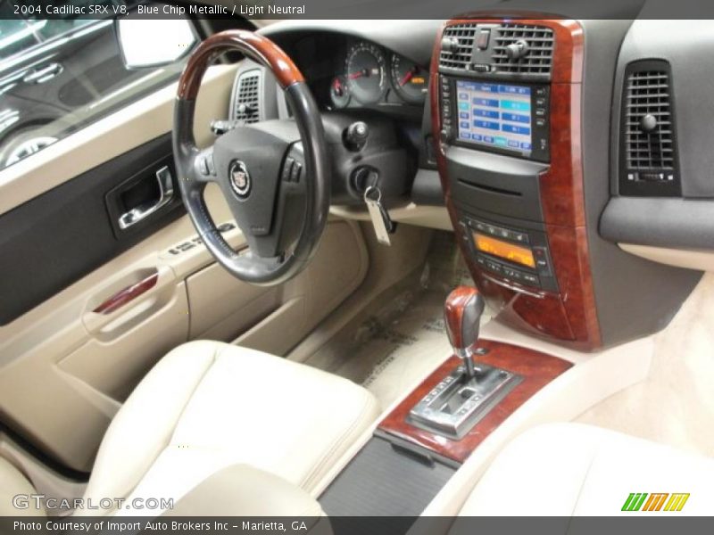 Blue Chip Metallic / Light Neutral 2004 Cadillac SRX V8