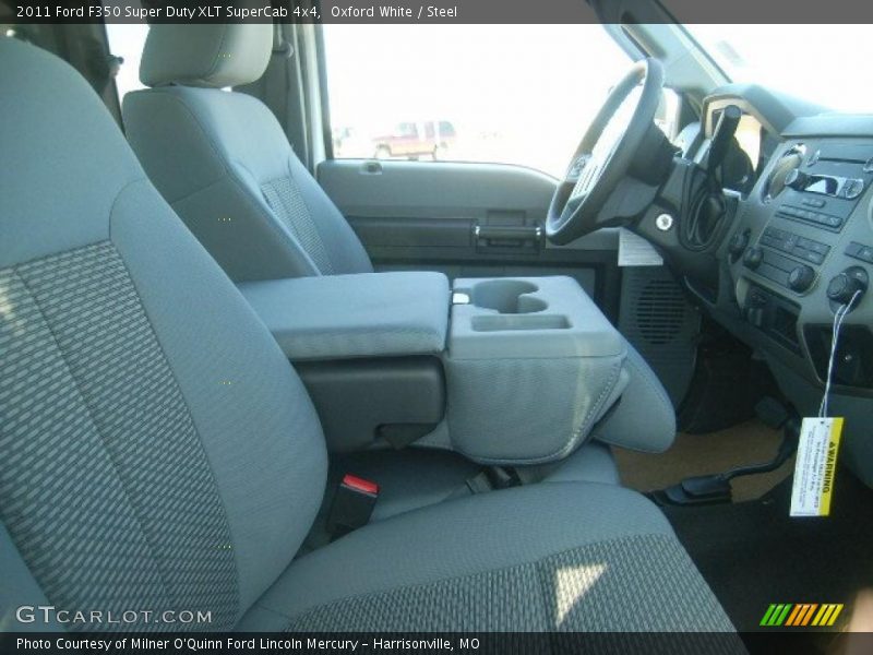 Oxford White / Steel 2011 Ford F350 Super Duty XLT SuperCab 4x4