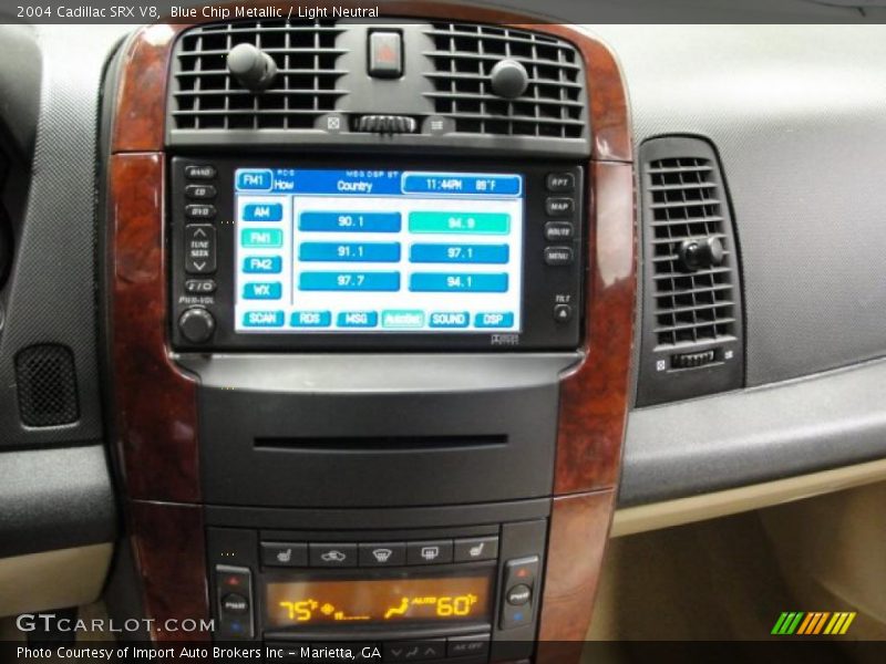 Blue Chip Metallic / Light Neutral 2004 Cadillac SRX V8