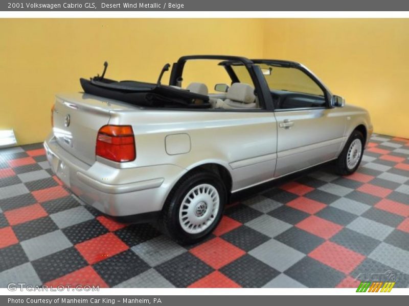 Desert Wind Metallic / Beige 2001 Volkswagen Cabrio GLS