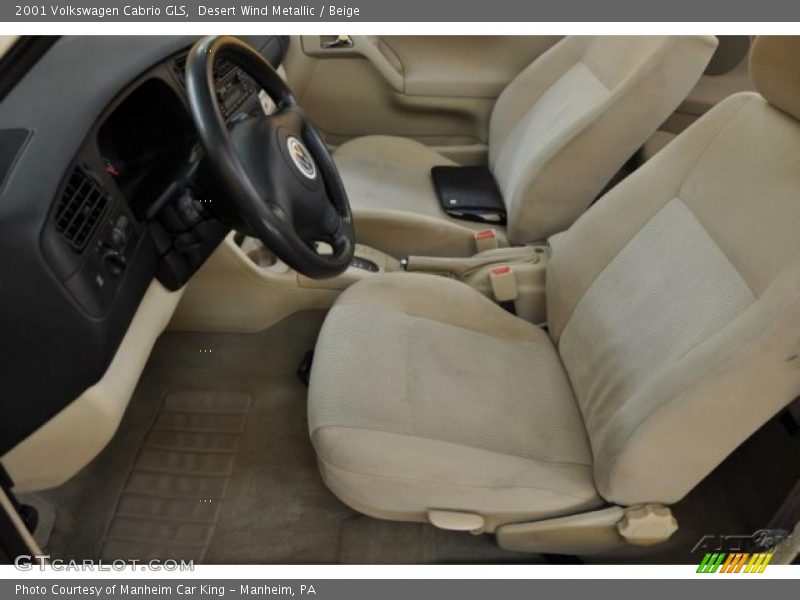Desert Wind Metallic / Beige 2001 Volkswagen Cabrio GLS