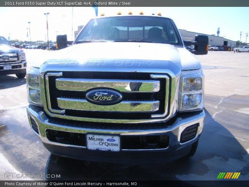 Oxford White / Steel 2011 Ford F350 Super Duty XLT SuperCab 4x4