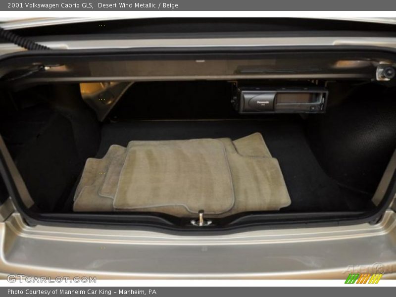 Desert Wind Metallic / Beige 2001 Volkswagen Cabrio GLS